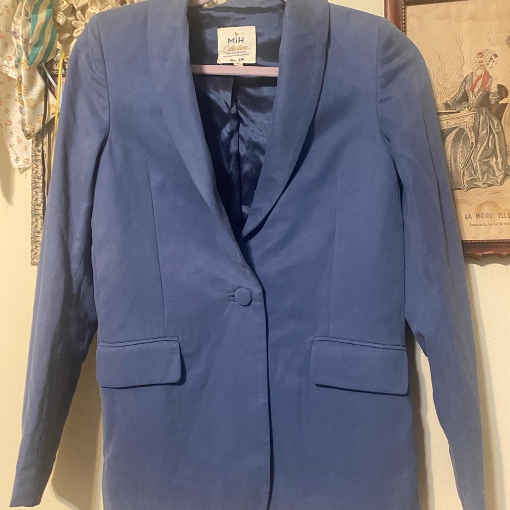 Mi Women's Blue Blazer
